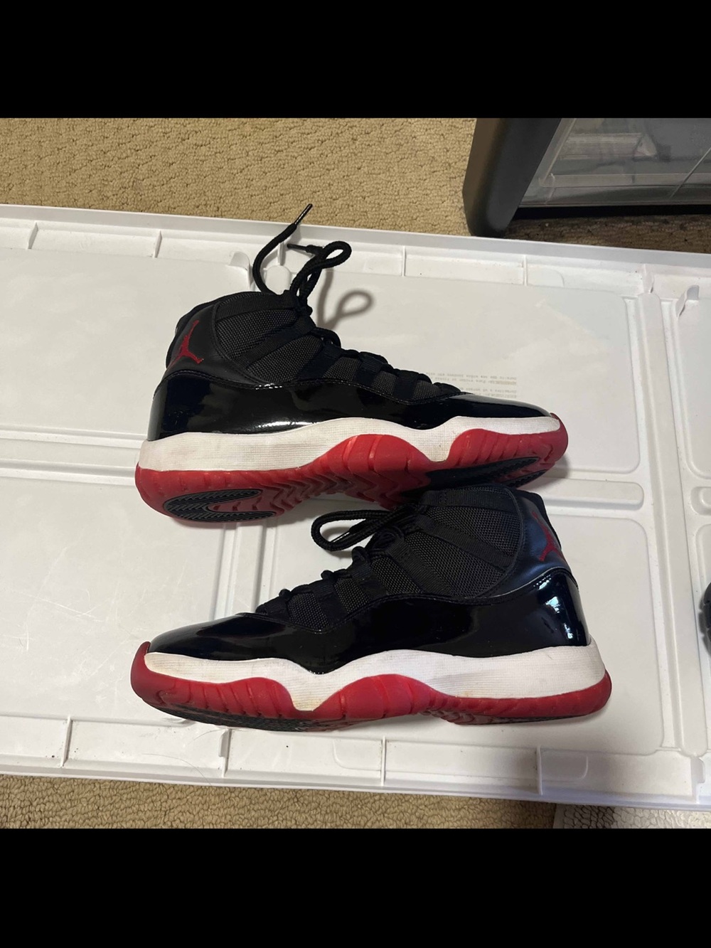 Nike Air Jordan 11 Retro High Bred (2019) Men's Size 8 Pre-owned 378037-061